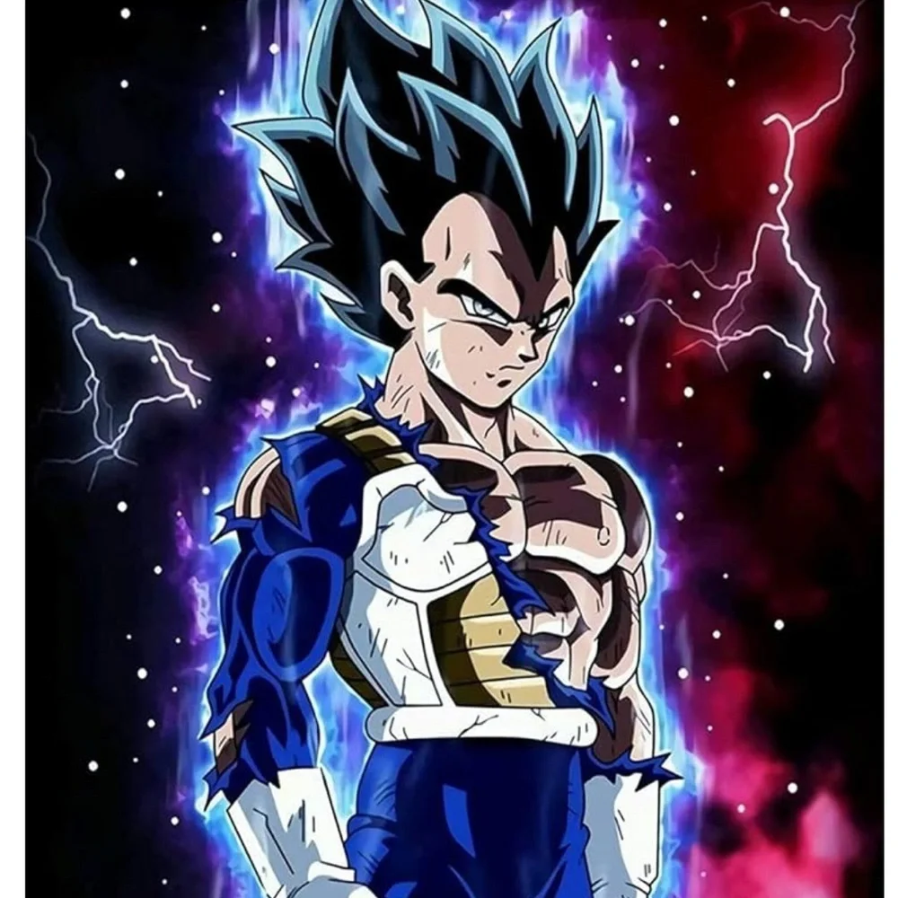 Diamond Painting - Dragon Ball Z Vegeta Poster - Picture 1 of 7